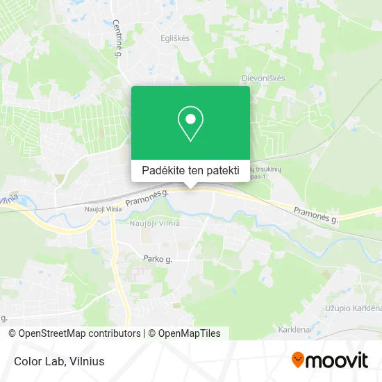 Color Lab žemėlapis