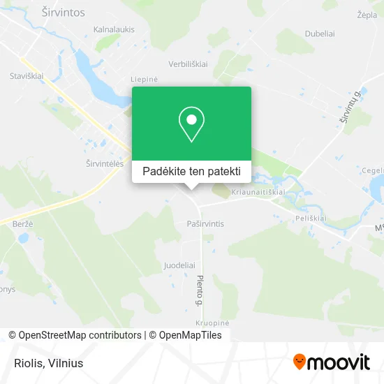 Riolis žemėlapis