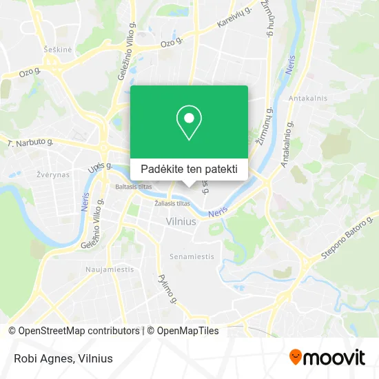 Robi Agnes žemėlapis