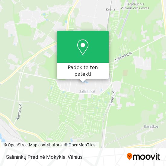 Salininkų Pradinė Mokykla žemėlapis