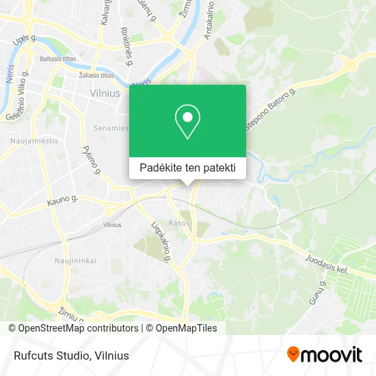 Rufcuts Studio žemėlapis