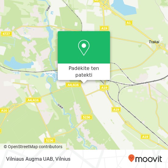 Vilniaus Augma UAB žemėlapis