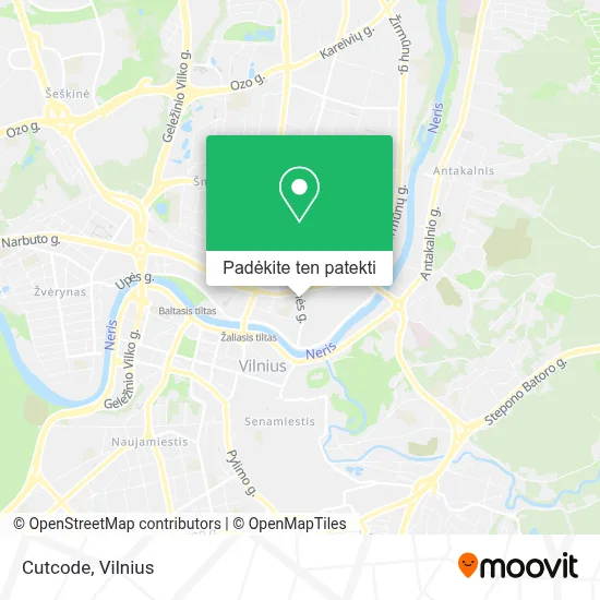 Cutcode žemėlapis