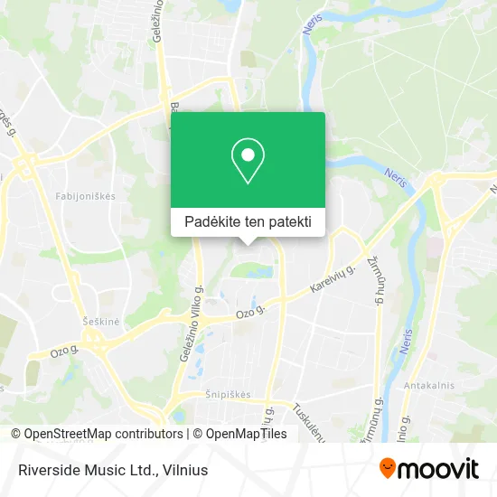 Riverside Music Ltd. žemėlapis