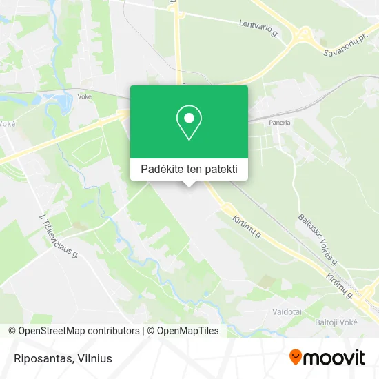 Riposantas žemėlapis