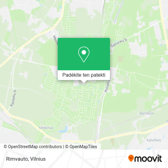 Rimvauto žemėlapis