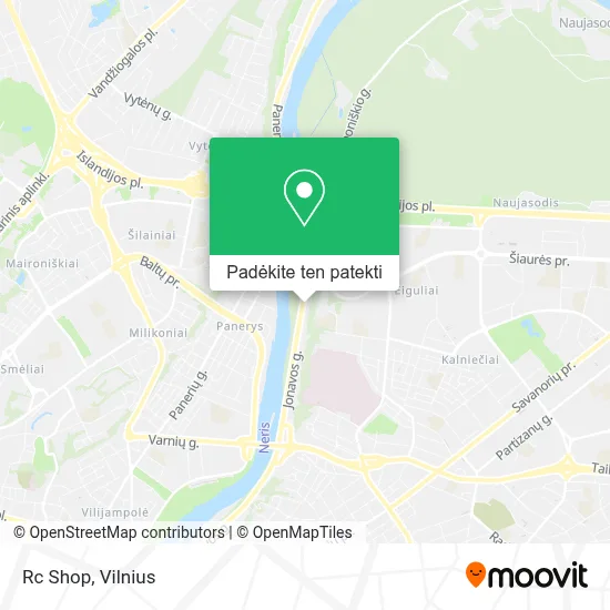 Rc Shop žemėlapis