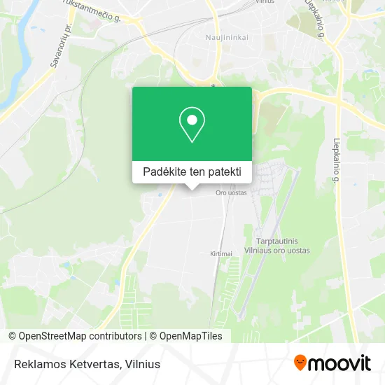 Reklamos Ketvertas žemėlapis