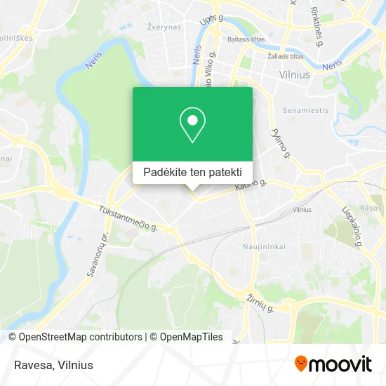 Ravesa žemėlapis