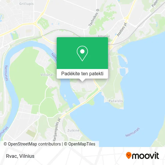 Rvac žemėlapis
