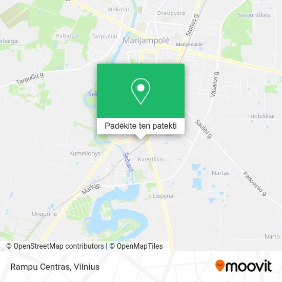 Rampu Centras žemėlapis