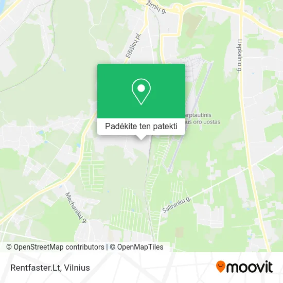 Rentfaster.Lt žemėlapis