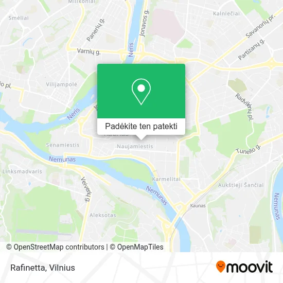 Rafinetta žemėlapis