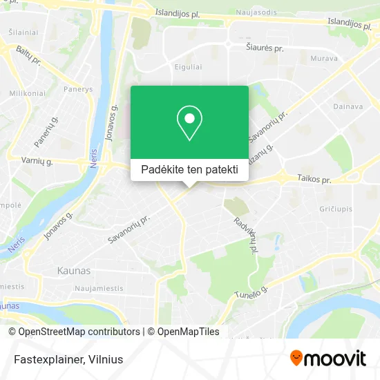 Fastexplainer žemėlapis