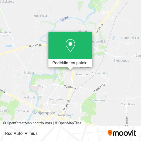 Rsd Auto žemėlapis