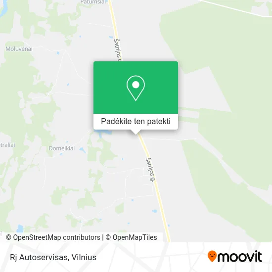 Rj Autoservisas žemėlapis