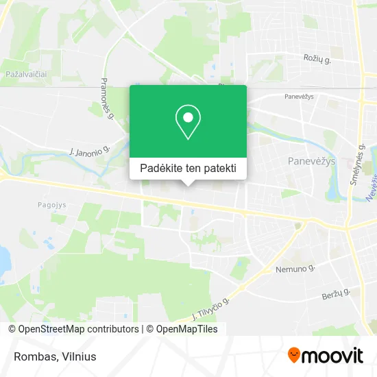 Rombas žemėlapis