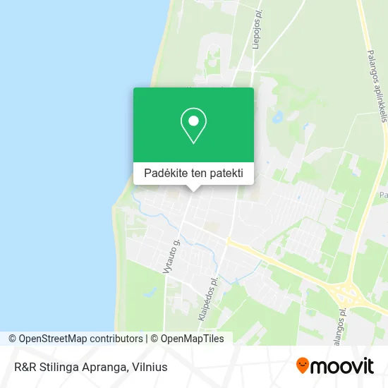 R&R Stilinga Apranga žemėlapis