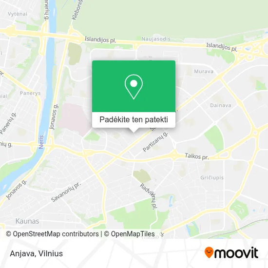 Anjava žemėlapis