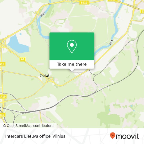 Intercars Lietuva office žemėlapis