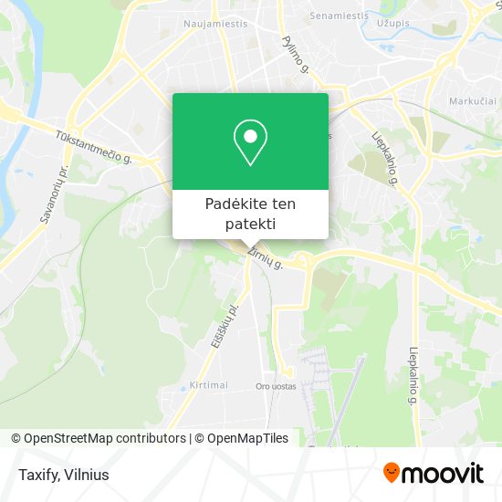 Taxify žemėlapis