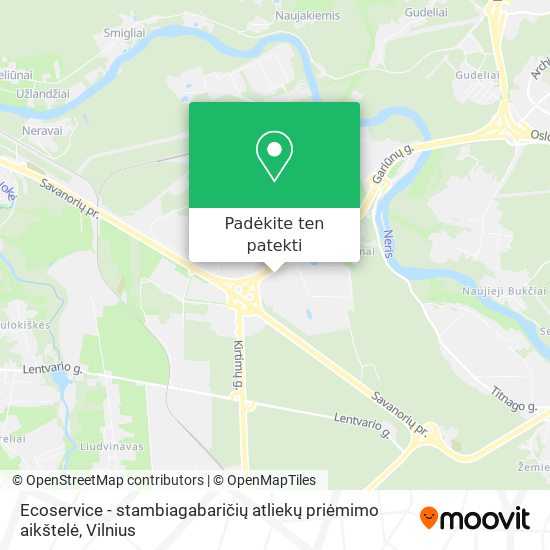 Ecoservice - stambiagabaričių atliekų priėmimo aikštelė žemėlapis