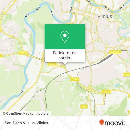 Seri-Deco Vilnius žemėlapis