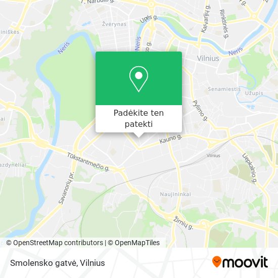 Smolensko gatvė žemėlapis