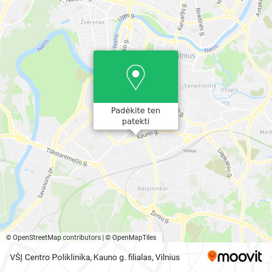 VŠĮ Centro Poliklinika, Kauno g. filialas žemėlapis