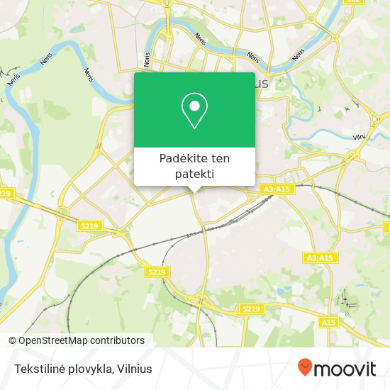 Tekstilinė plovykla žemėlapis