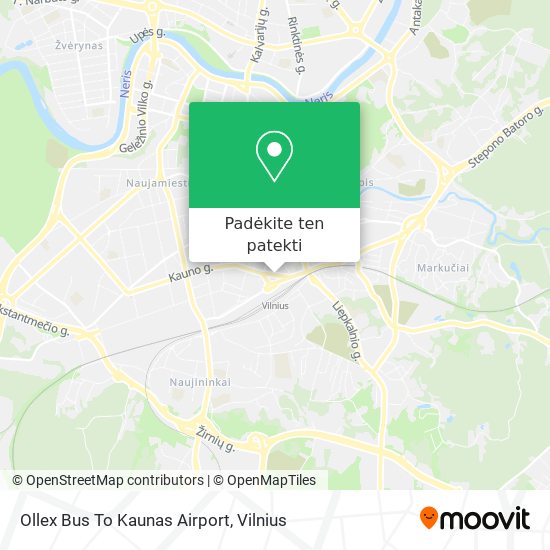 Ollex Bus To Kaunas Airport žemėlapis