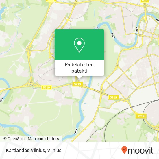 Kartlandas Vilnius žemėlapis