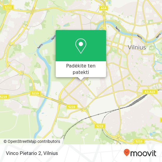 Vinco Pietario 2 žemėlapis