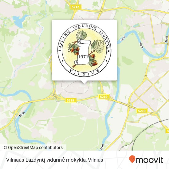 Vilniaus Lazdynų vidurinė
mokykla žemėlapis