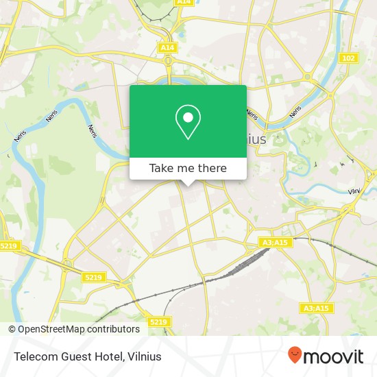 Telecom Guest Hotel žemėlapis