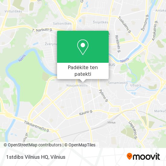 1stdibs Vilnius HQ žemėlapis