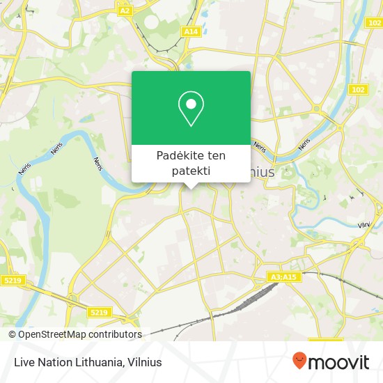 Live Nation Lithuania žemėlapis