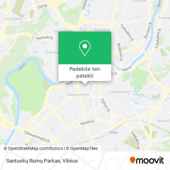 Santuokų Rumų Parkas žemėlapis