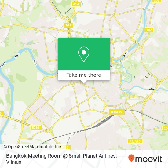 Bangkok Meeting Room @ Small Planet Airlines žemėlapis