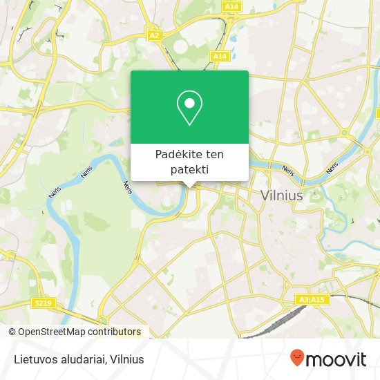 Lietuvos aludariai žemėlapis