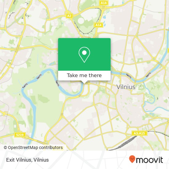 Exit Vilnius žemėlapis