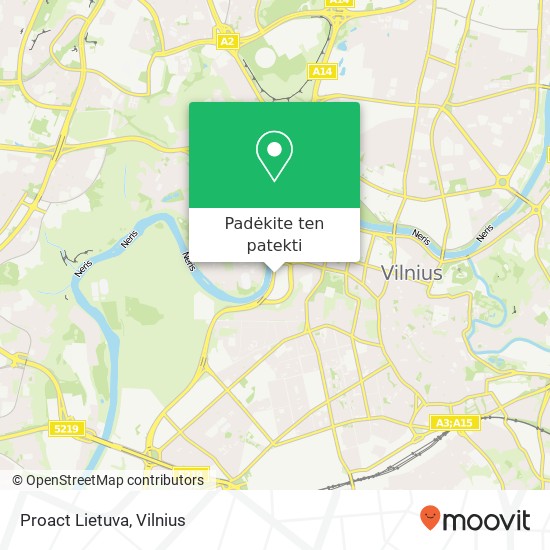 Proact Lietuva žemėlapis