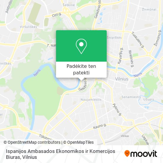 Ispanijos Ambasados Ekonomikos ir Komercijos Biuras žemėlapis