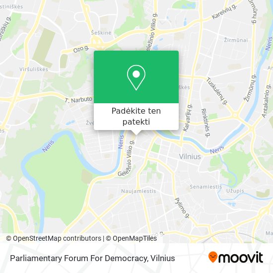 Parliamentary Forum For Democracy žemėlapis