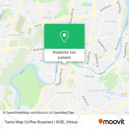 Taste Map Coffee Roasters | RISE žemėlapis