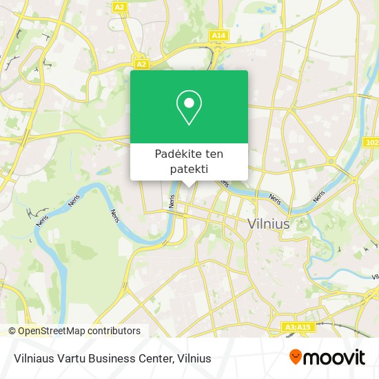 Vilniaus Vartu Business Center žemėlapis
