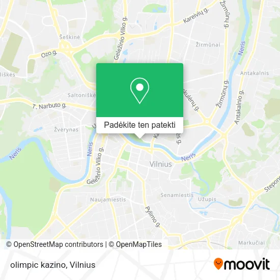 olimpic kazino žemėlapis