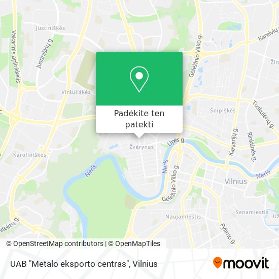 UAB "Metalo eksporto centras" žemėlapis