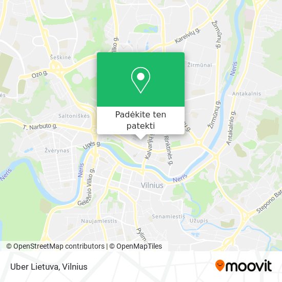 Uber Lietuva žemėlapis