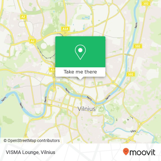 VISMA Lounge žemėlapis